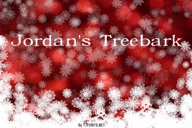 Jordan's Treebark example